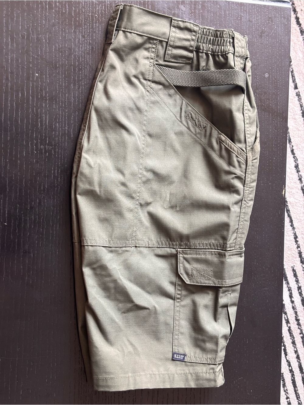 5.11 Tactical Olive Green Men's Cargo Shorts with D-Ring NWOT - Picture 7 of 8